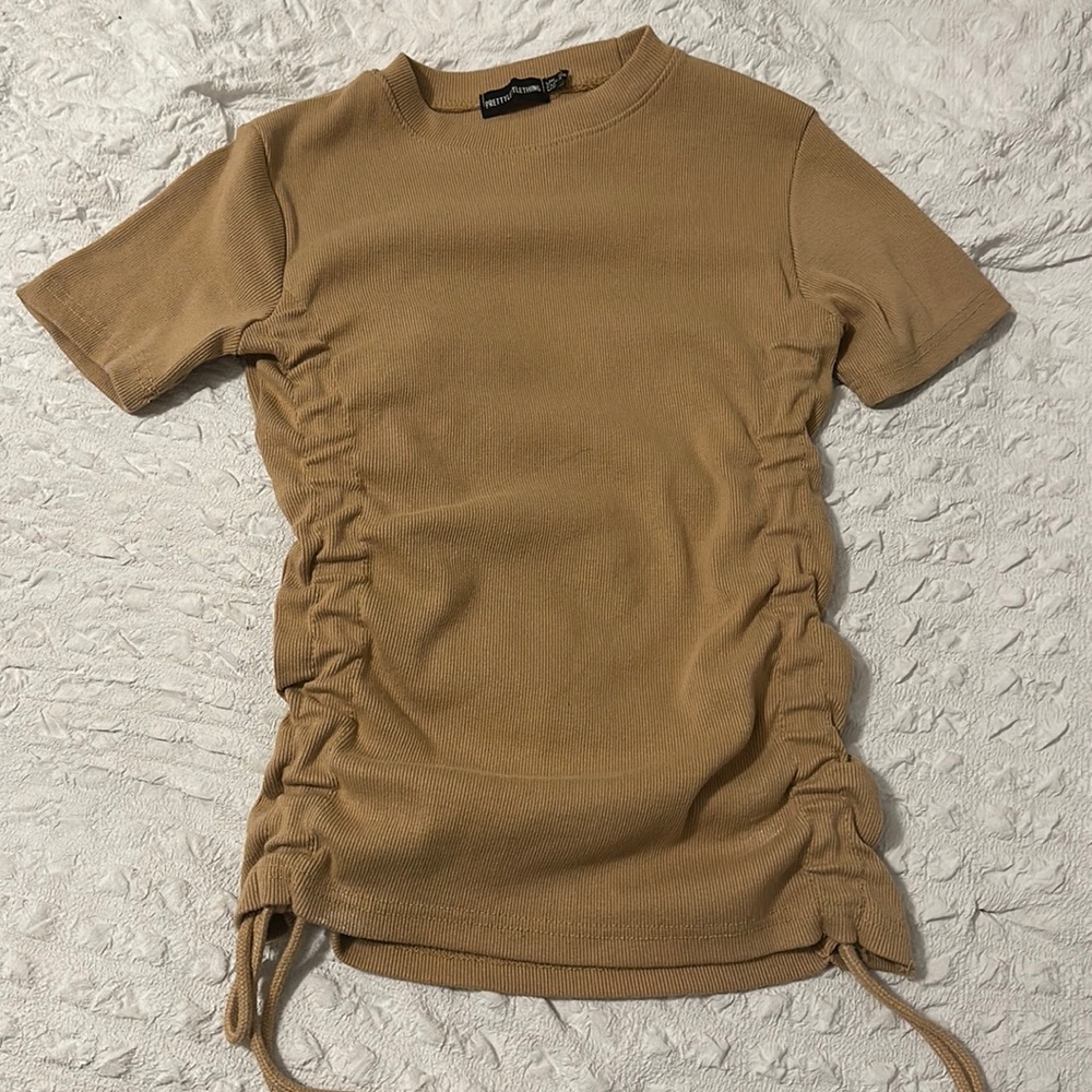 Tan Pretty Little Thing top
